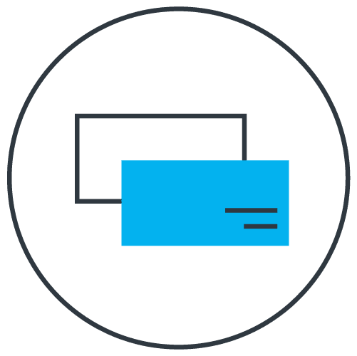 Ikona pro naší službu grafika tiskovin